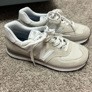 New Balance 574 Nimbus Cloud with White